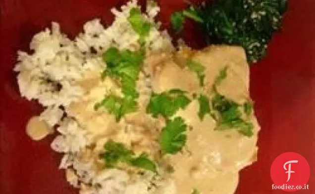 Mahi Mahi in crosta di sesamo con salsa di burro allo zenzero di soia Shiso