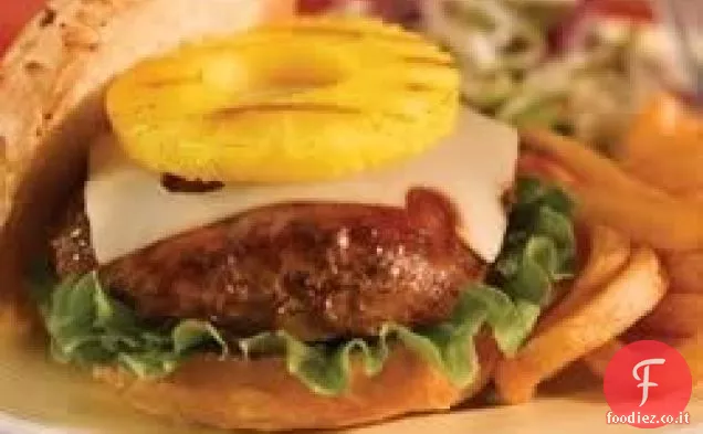 Hamburger in stile hawaiano