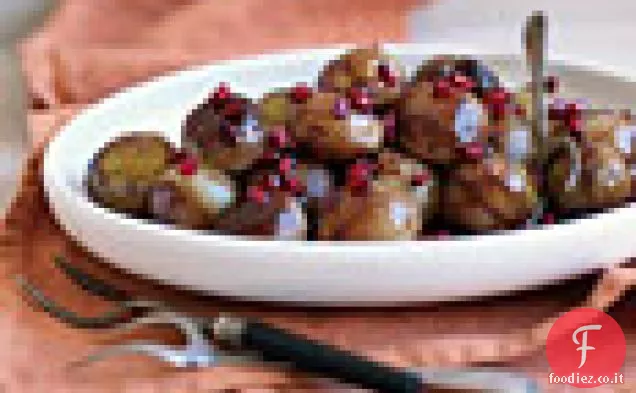 Cipolline Brasate al Balsamico con Melograno