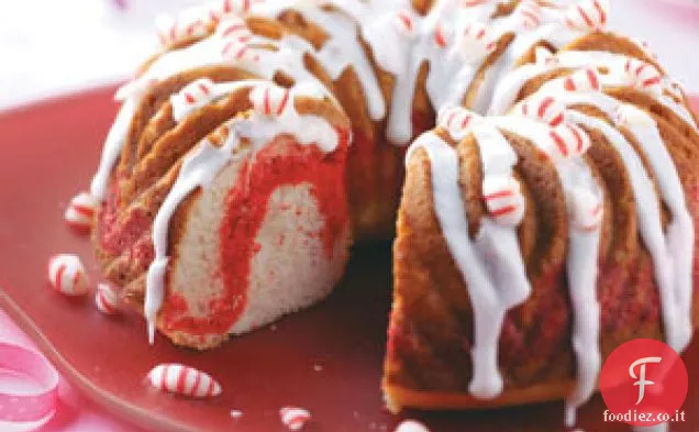 Torta con nastro alla menta piperita