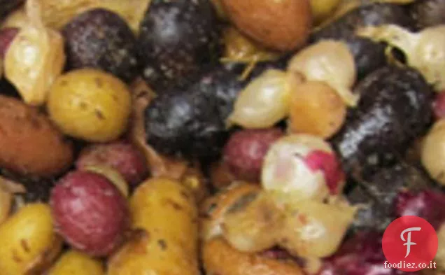 Kewl Patate arrosto Fingerling & cipolle dolci perla
