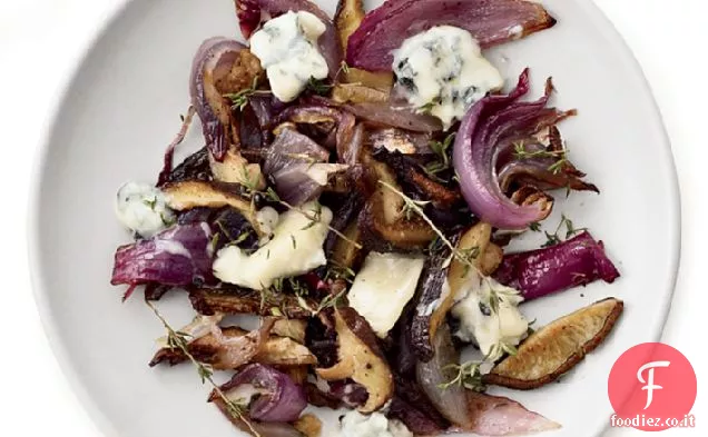Gorgonzola - Funghi Arrosto e Cipolle