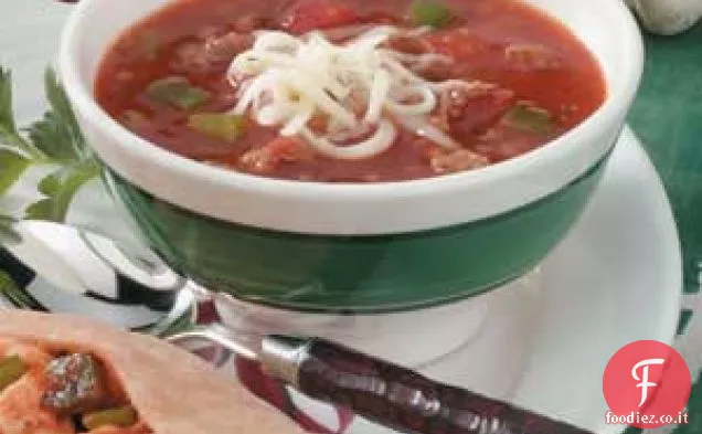 Zuppa Di Pomodoro Con Salsiccia