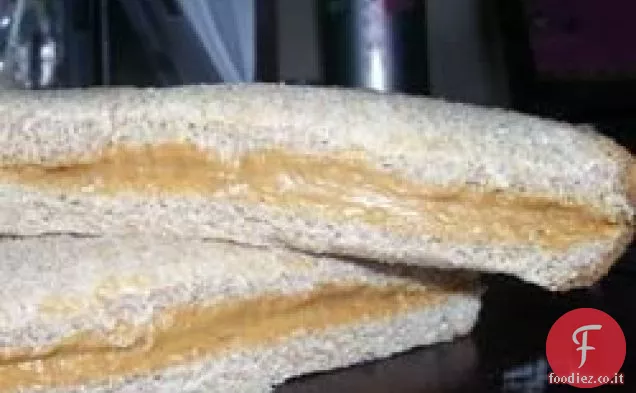 Panino al burro di arachidi e miele