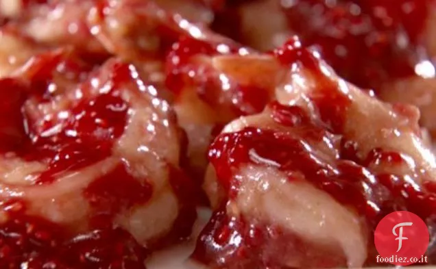 Gamberetti con salsa allo zenzero e all'aglio