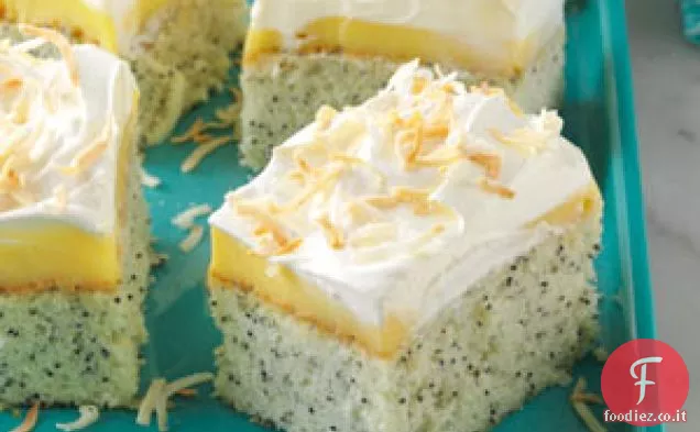 Torta ai semi di papavero e cocco