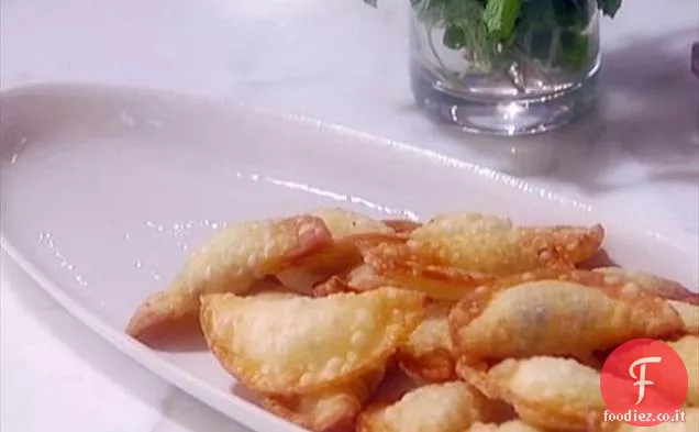 Ravioli Di Ricotta E Vaniglia Con Salsa All'Arancia E Menta