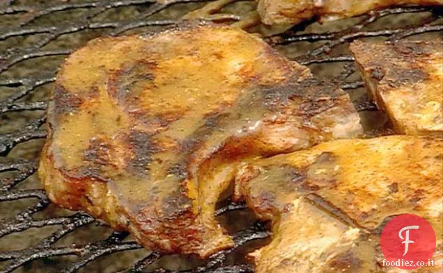 Braciole di maiale al barbecue del colonnello del Kentucky