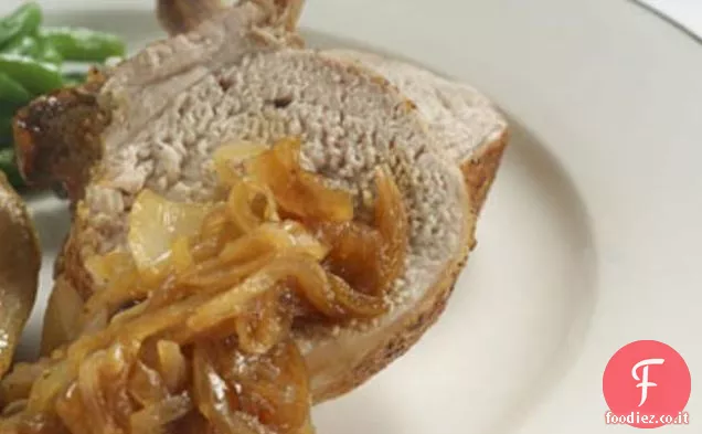 Arrosto di maiale, Cipolle caramellate e Acero