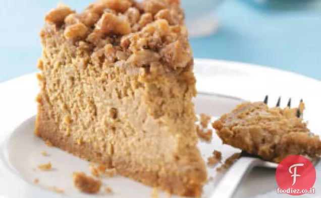 Cheesecake alla zucca e noci