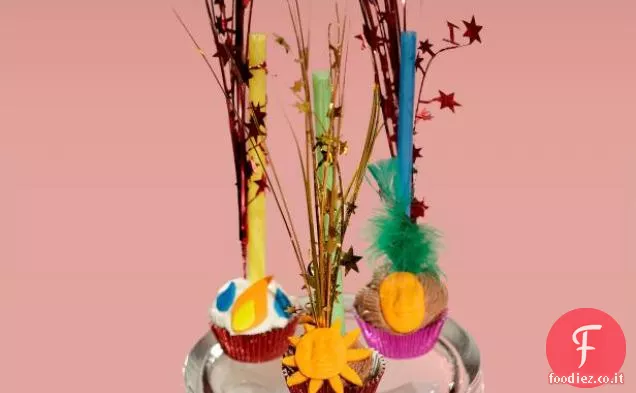 Cupcakes Di Zuppa Di Pomodoro, Glassa Di Formaggio Cremoso