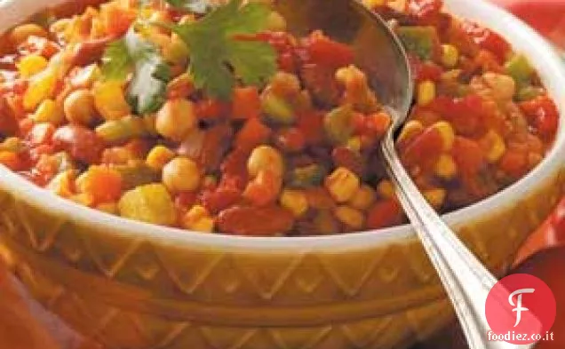 Casseruola di fagioli vegetariani