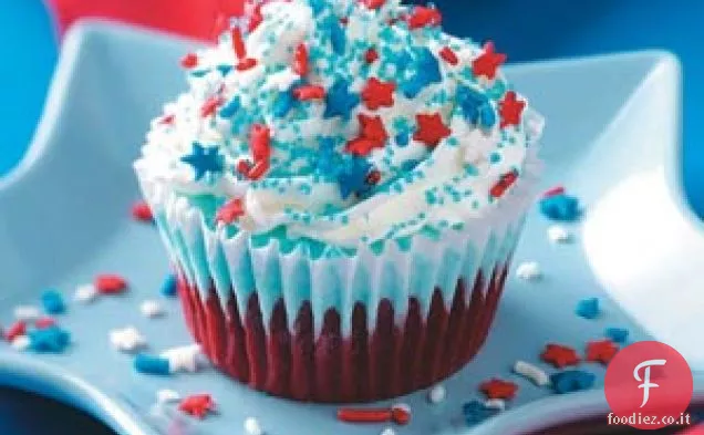 Cupcakes gelato patriottici