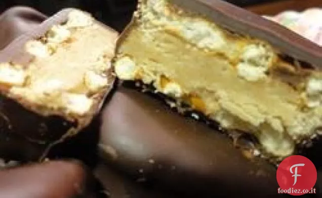 Bocconcini di pretzel ripieni di burro di arachidi di Jan.