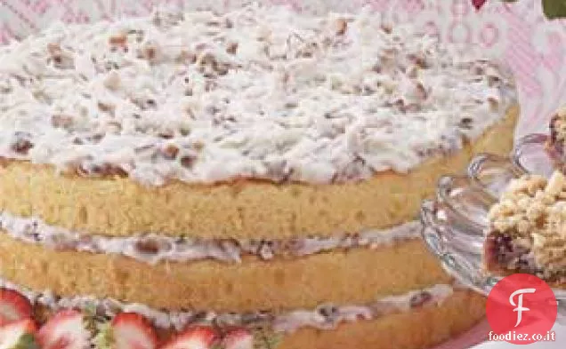 Torta alla crema di cocco