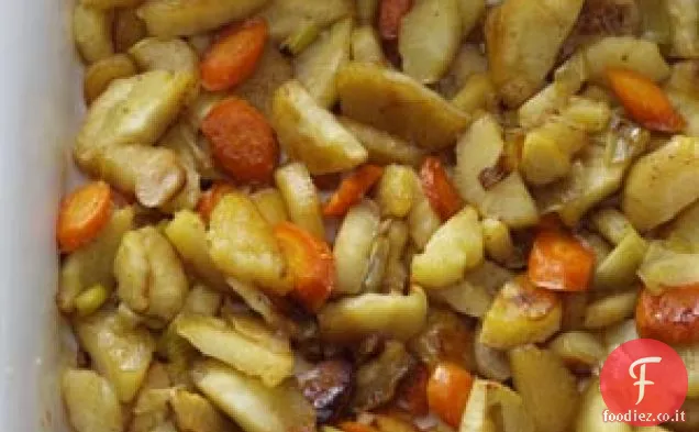 Pastinaca arrostita all'agave