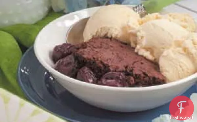 Crostata di ciliegie al cioccolato