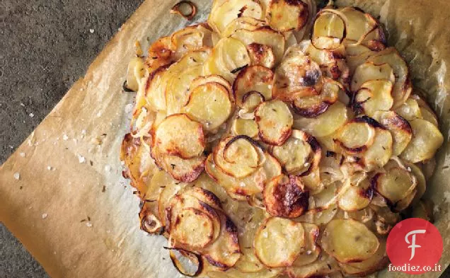 Grasso d'anatra - Galette di patate con Cumino e Cipolle dolci