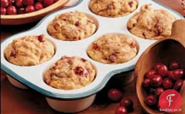 Muffin di patate dolci ai mirtilli rossi
