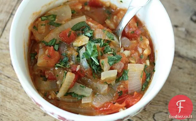 Ginger-pomodoro e cipolla dolce Chutney