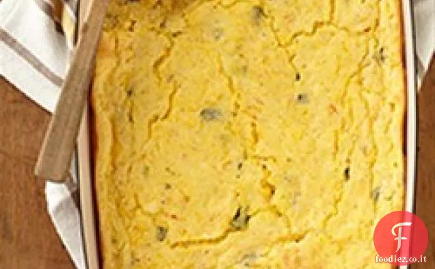 Pane al cucchiaio di mais e poblano