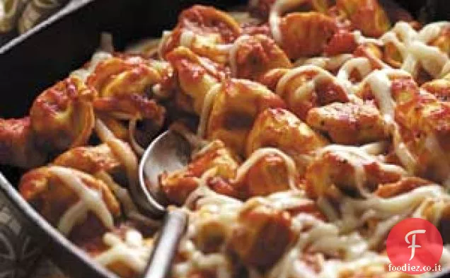 Padella Di Tortellini Di Pollo