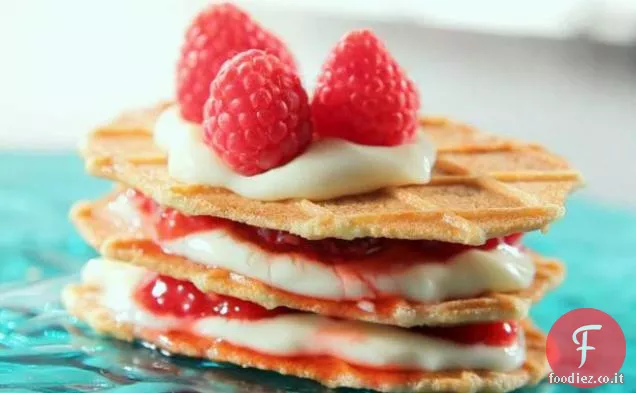 Budino alla vaniglia Lampone Napoleone