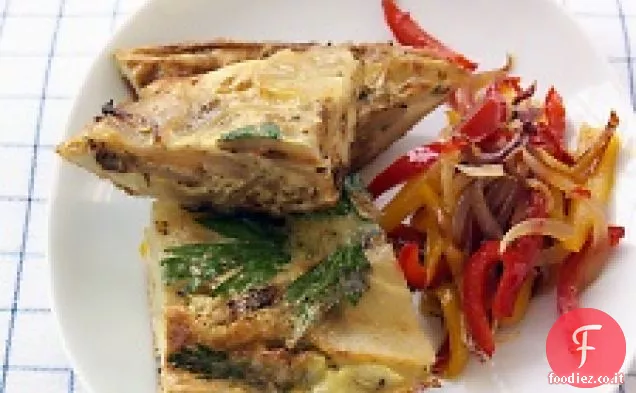 Frittata di patate e cipolle