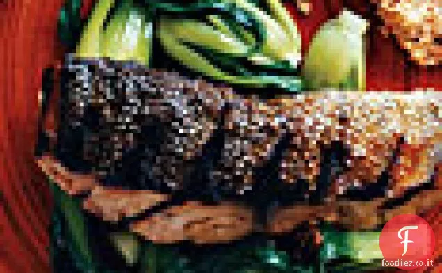 Mahimahi alla griglia con glassa di tamarindo