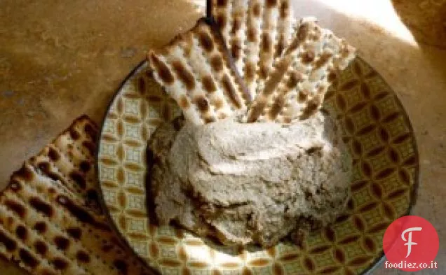 Fegato di Pollo magro, Cipolla caramellata e patè di porcini