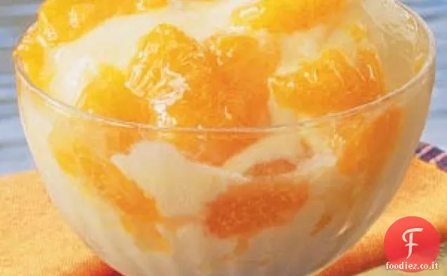 Tazze di sorbetto soleggiate