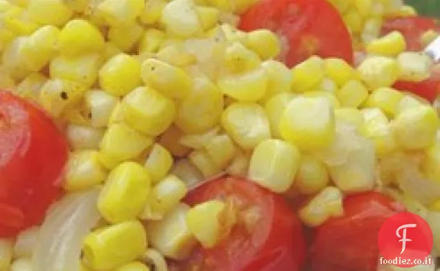 Papà ha fritto mais e cipolle