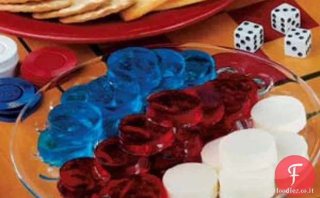Chips di gioco in gelatina
