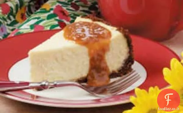 Cheesecake al caramello allo zenzero