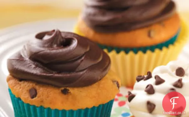 Cupcake con gocce di cioccolato
