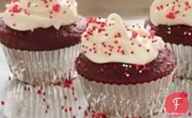 Cupcake classici di velluto rosso