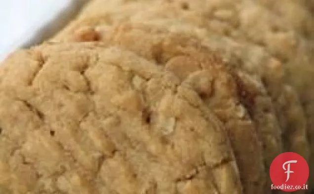 Biscotti di farina d'avena al burro di arachidi