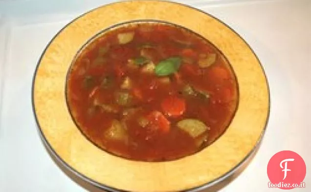 Zuppa di verdure veloce all'italiana