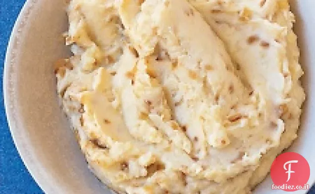 Purè di patate con cipolle caramellate