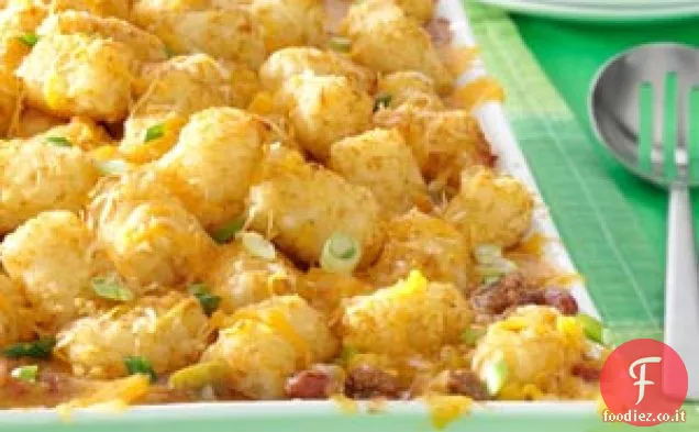 Casseruola messicana ricoperta di patate