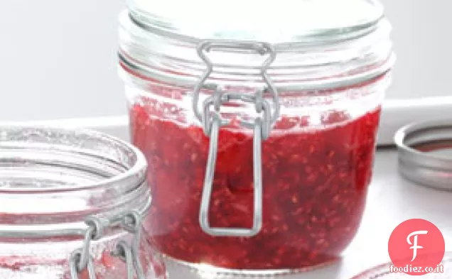 Salsa di lamponi da congelatore