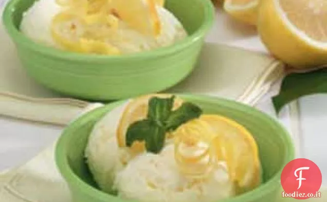 Gelato alla crema di limone