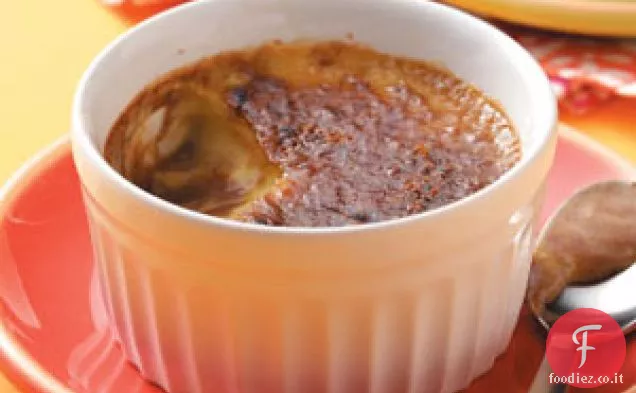 Creme Brulée al cioccolato e vaniglia