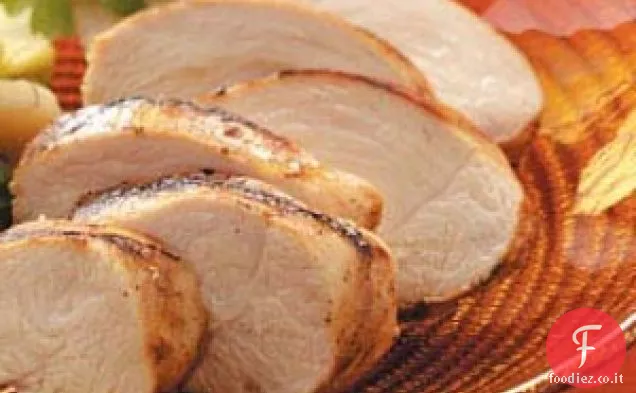 Pollo alle mele alla griglia