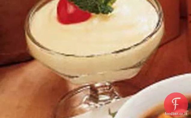 Budino alla vaniglia magro