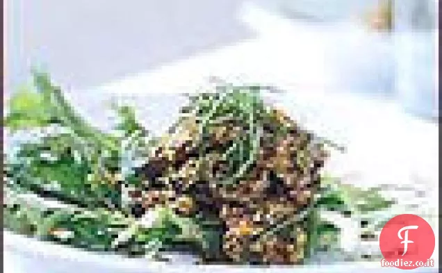 Manzo alla griglia coreano con insalata di scalogno