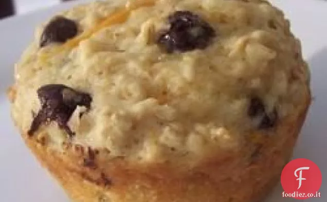 Gustosi muffin all'arancia e farina d'avena