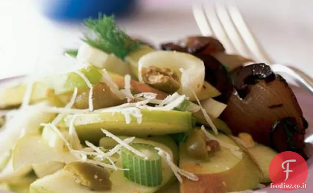 Scalogni arrostiti con Olive e Salvia