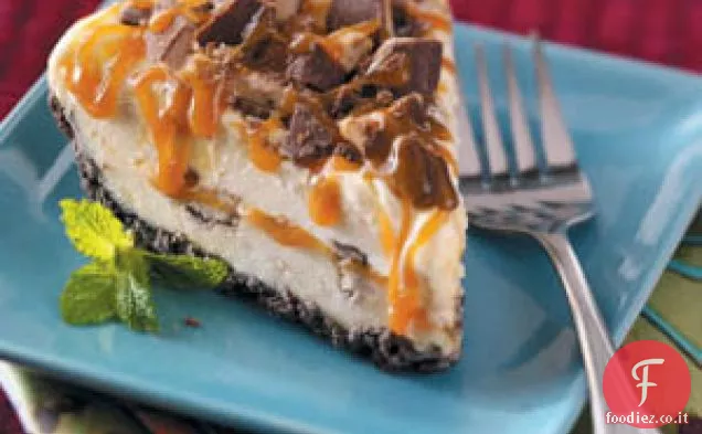 Torta gelato al caramello e caramello