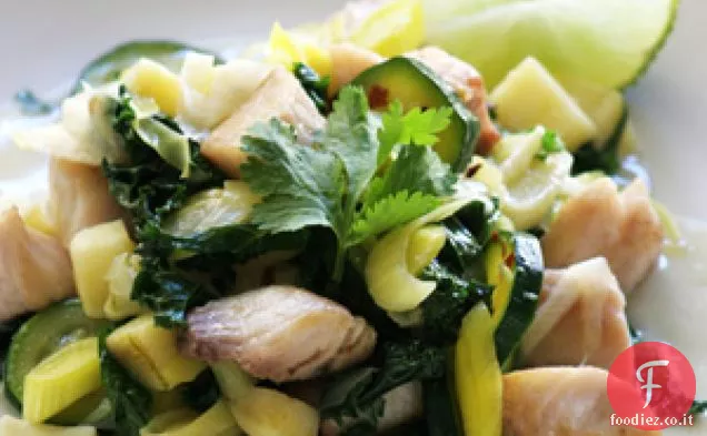 Stufato di pesce in stile asiatico